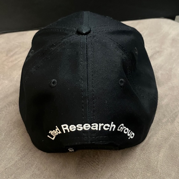Lifted Research Group, LRG Hat. All Black with White Lettering. SnapBack Hat - Picture 5 of 10